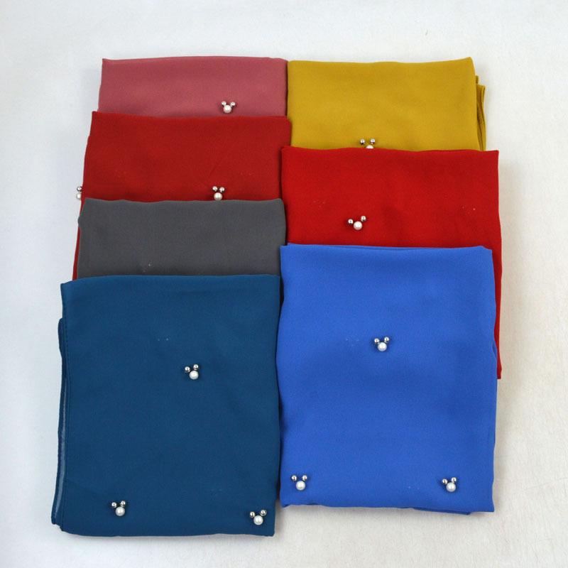 

women plain bubble chiffon scarf hijab wrap printe solid color shawls headband muslim hijabs scarves/scarf