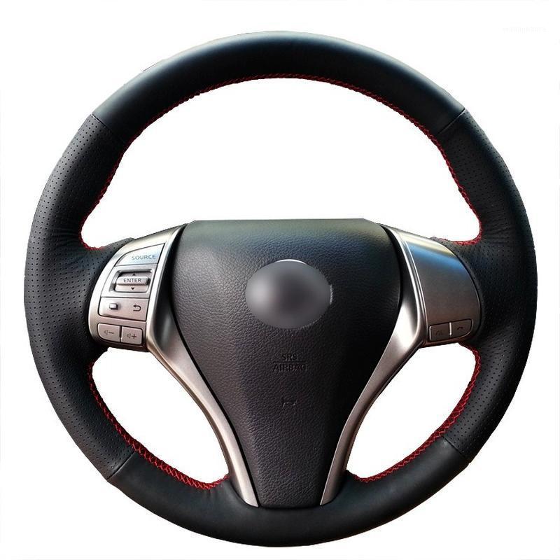 

Steering Wheel Covers For Teana Qashqai X-TRAIL Luxury Leather Hand Sewn Car Cover DIY Interior Accessories Customize All Model