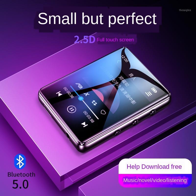 

New Bluetooth 5.0 metal MP3 player full touch screen built-in speaker 4G 8G 16G with FM radio recording video playback1
