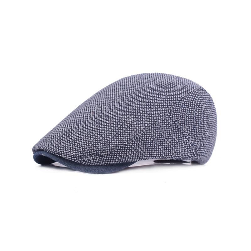 

Berets Summer Beret Hat Men Casual Solid Color Female Travel Cap Unisex Korean Caps Adjustable Dome Grey Satin Sunscreen Warp Crimping, Black