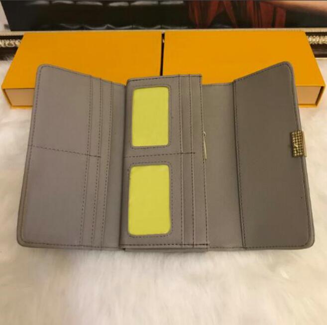 

2021 Fashion CAPUCINES wallets mens purse women wallets portefeuille pour homme women men leather bag fashion bags purse, Red