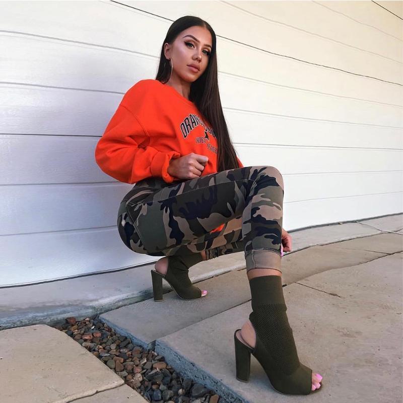 

Melody Wear Push Up Camo Workout Leggings Best Yoga Leggings Compression For Women Sweatpants Super Push up Full Length, 60mwbc