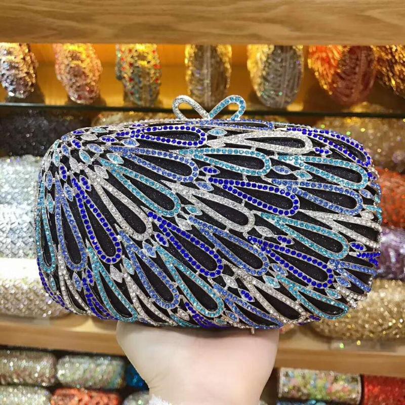 

XIYUAN Women colorful Evening Bags Metal Chain Shoulder Handbags Mixed Color Small Party Wedding Day Clutches Purse red gold, Color same picture