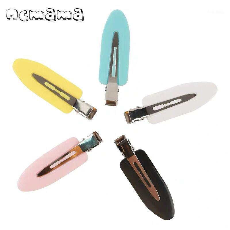 

4 PCS/Set New Women Girls Candy Colors Flat No Indentation Hairpins Sweet Hair Clips Barrettes Headband Fashion Hair Accessories1