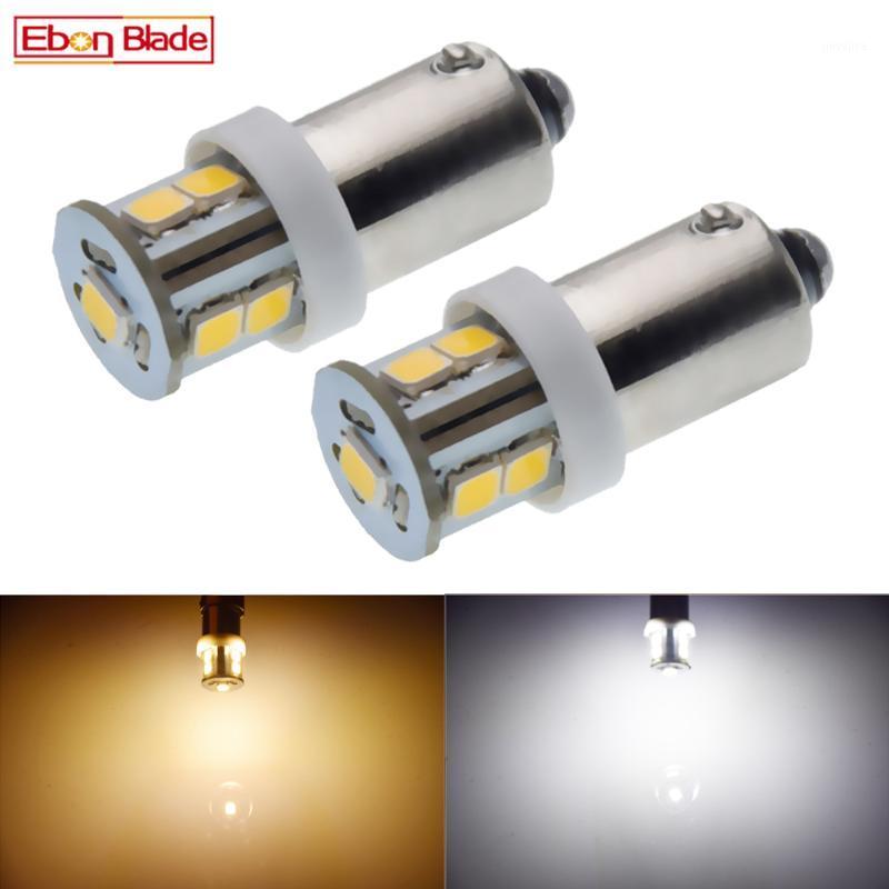 

2/4 Pcs Car Lights BA9S BAX9S Led Wedge 6V DC Auto Interior Lamp Bulb T11 T4W H6W Parking DRL License Plate Light Warm / White1, As pic