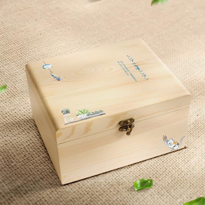 

1PCS Simple Forest series Valentine's Day greeting card log Wedding partner birthday gift farewell friend DIY gift box1