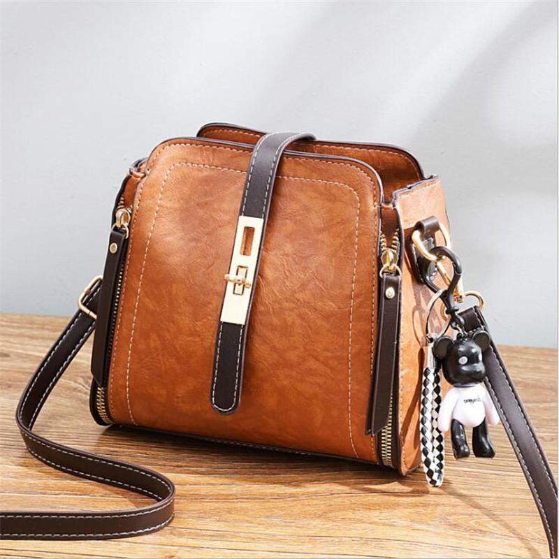 

Classic retro shoulder bag casual messenger bag all-match handbag 2021 Luxury women's one-shoulder handbag, Photo color
