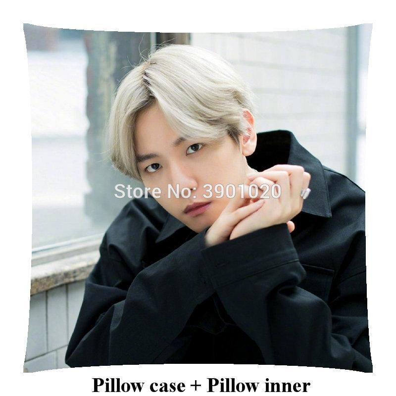 

New BaekHyun Square Pillow including inner Kpop pillows Gift