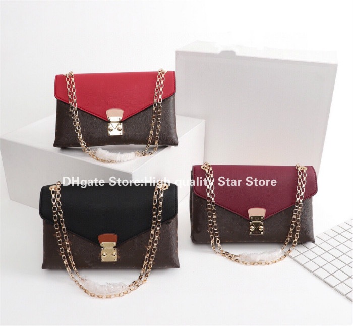 

Sale Discount Leather Women Shoulder Messenger Bag Purse Handbag Tote damier checks plaid, Black