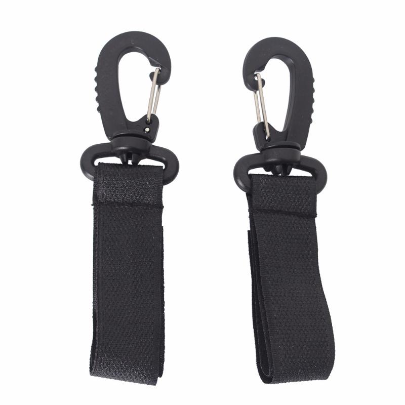 

2 PCS Baby Stroller Hook Clasp Clip Metal Load-bearing Buckle Hanging Diaper Bag Holder Hooks Baby Stroller accessories