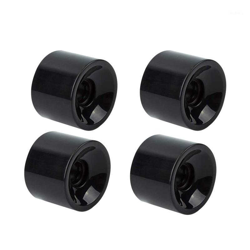 

Set of 4 Longboard Skateboard Wheels 70mm 80A,Replacement Wheels for Cruiser Pennyboard Waveboard Snakeboard1, Black