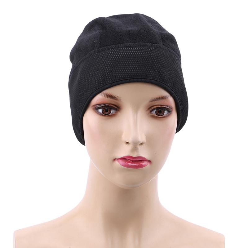 

Winter Outdoor Sports Bicycle Windproof Cap Riding Skiing Against Cold Keep Warm Fleece Headgear Ski Cap, As the picture