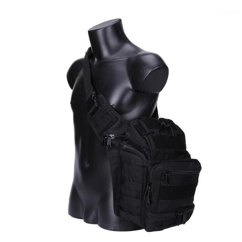

Outdoor Tactical Saddle Bag Multi-functional Hiking Climbing Nylon Bag About 20L Shoulder1, Black