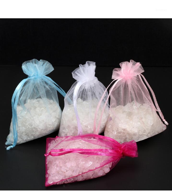 

50pcs/lots 7x9cm White Organza Drawstrings Bags Jewelry Gift Organza Bag Yarn Pouch Christmas Party Gift Candy Bag1