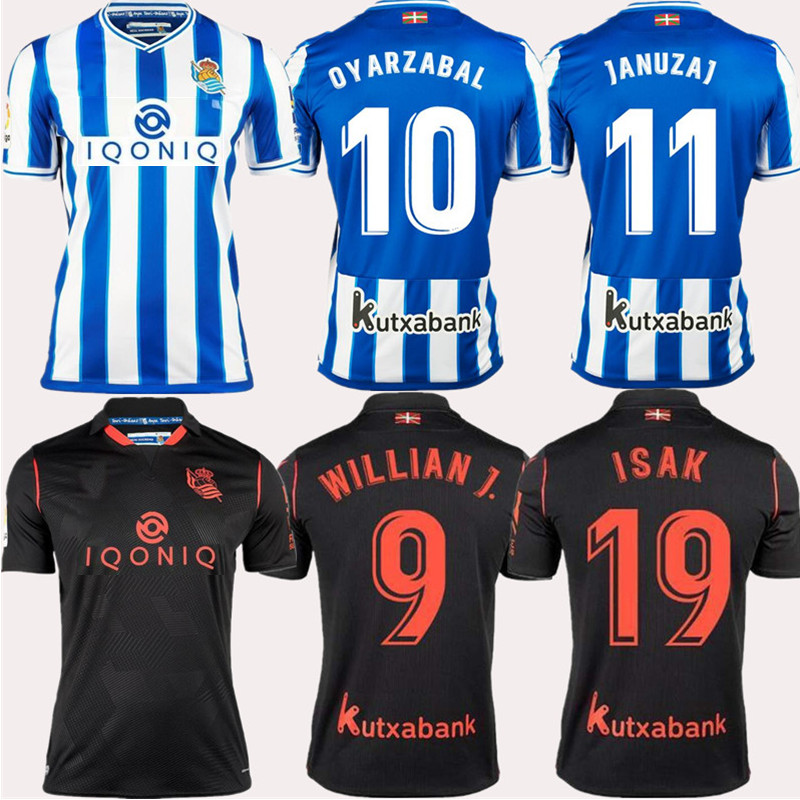 

Real Sociedad OYARZABAL SILVA Soccer Jerseys 2020 21 Home Away ODEGAARD WILLIAN J. Camiseta de Fútbol JANUZAJ ZURUTUZA ISAK Football shirt