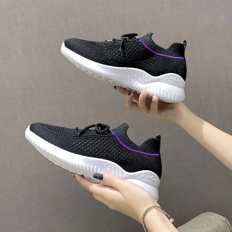 

BLWBYL Casual Shoes Fashion Breathable Walking Mesh Flat Shoes Sneakers Women 2020 Tenis Feminino Women Vulcanized Shoes D893 #o29n