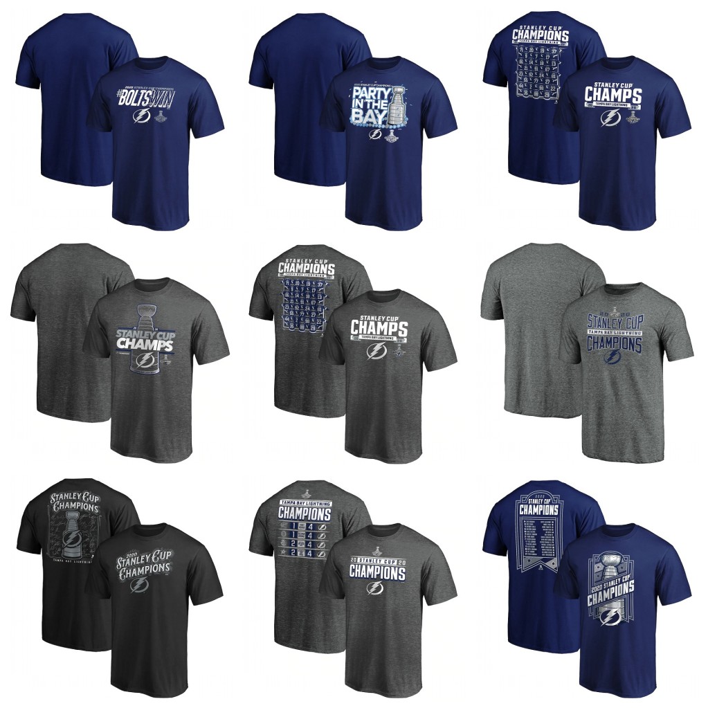 

Tampa Bay Lightning 2020 Stanley Cup Champions Victor Hedman Nikita Kucherov Brayden Point Stamkos Vasilevskiy McDonagh T-shirt, As picture