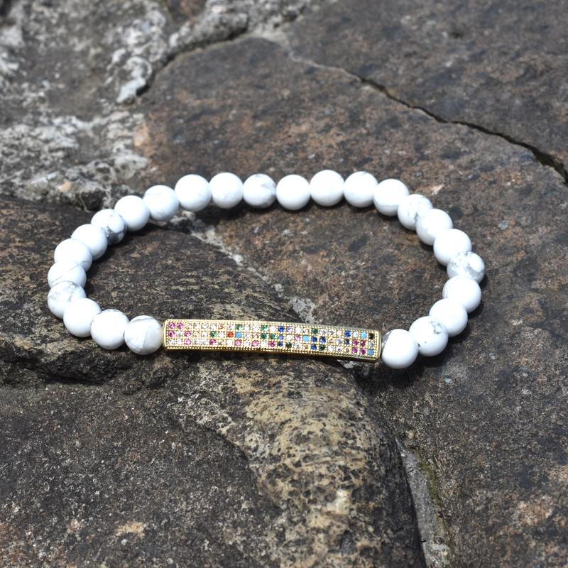 

Nine forever stone beads bracelet men jewelry Accesorios bracelets for women pulseras mujer pulseira feminina bileklik