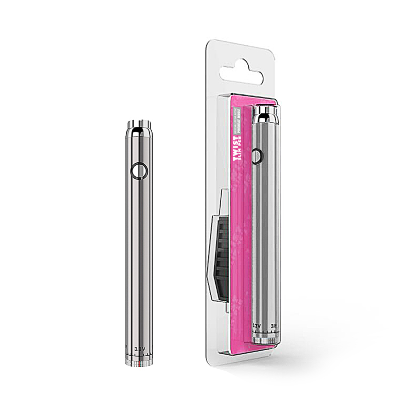 

Charming 320mah Twist Bottom Variable Battery 510 Thread Preheat Vape Pen Adjustable Voltage Battery with USB in Blister Pack