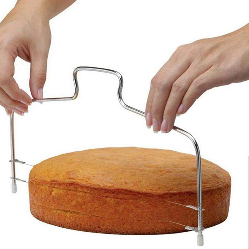 

Wire Cake Cutter Stainless Steel Kitchen Bakeware Decoration Gadgets Mousse Chiffon Toast Slicer Baking Pastry Tools Kitchenware