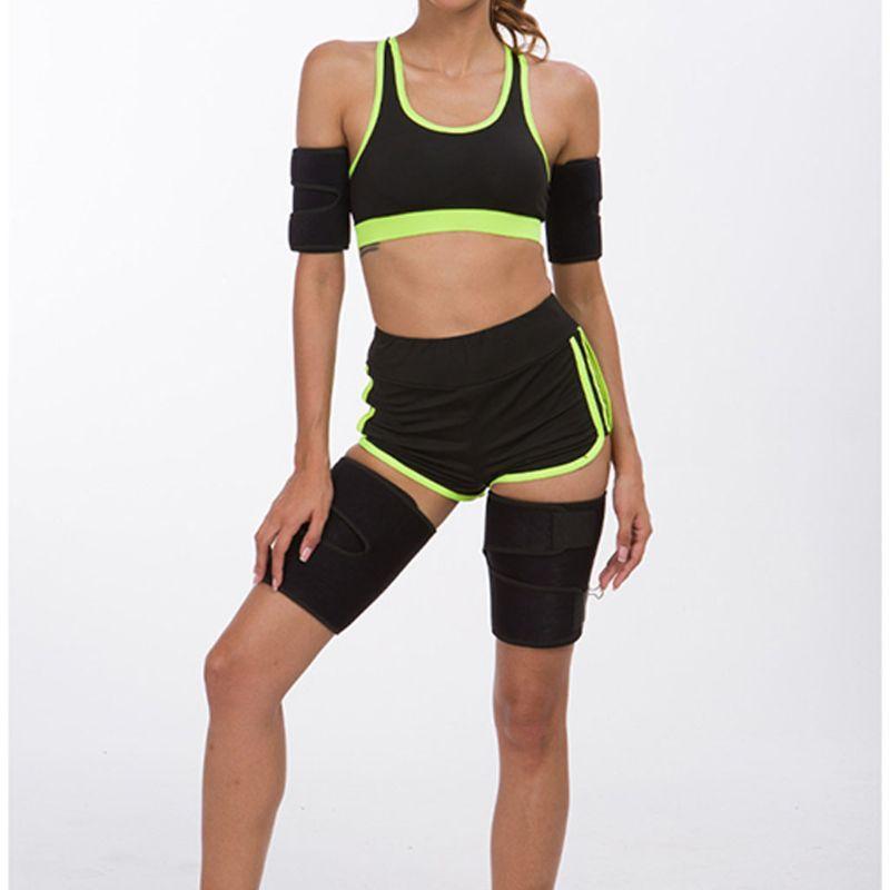 

Outdoor Sports Thigh Leg Compression Brace Wrap Pad Sleeve Mountaineering Run1, As pic