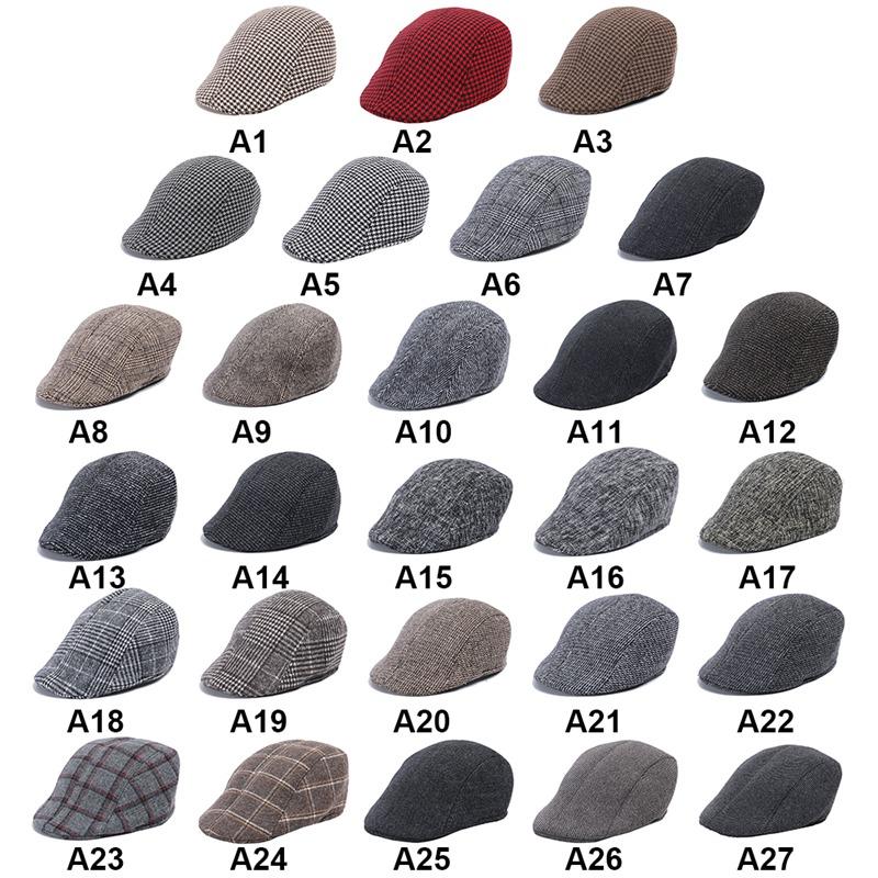 

Women& Men Beret Cap Thermal Cotton Linen Peaked Hat Outdoor Autumn&Winter Headwear Apparel Accessories, A5
