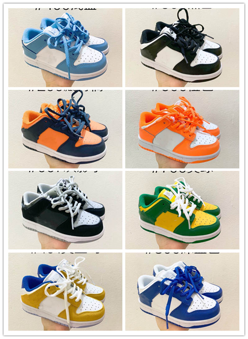 

2020 Fashion leather low-top outdoor sports shoes for children sneakers shoes casual board shoes Flat ShoeSIZE: 26-37, Black
