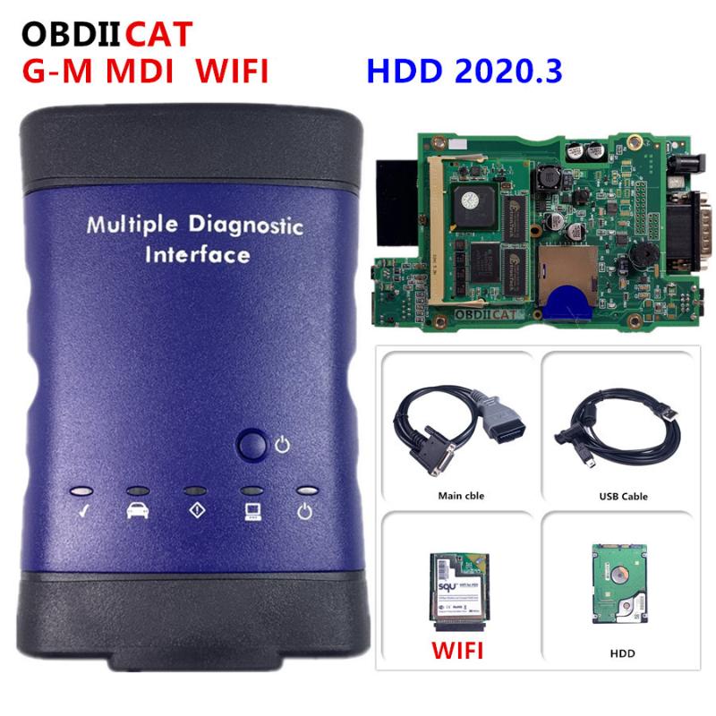 

DHL MDI Multiple WIFI For G-M V2020.3 OBD2 Diagnostic Tool MDI wifi For G--M Diagnostic Interface With Multi-Language Scanner