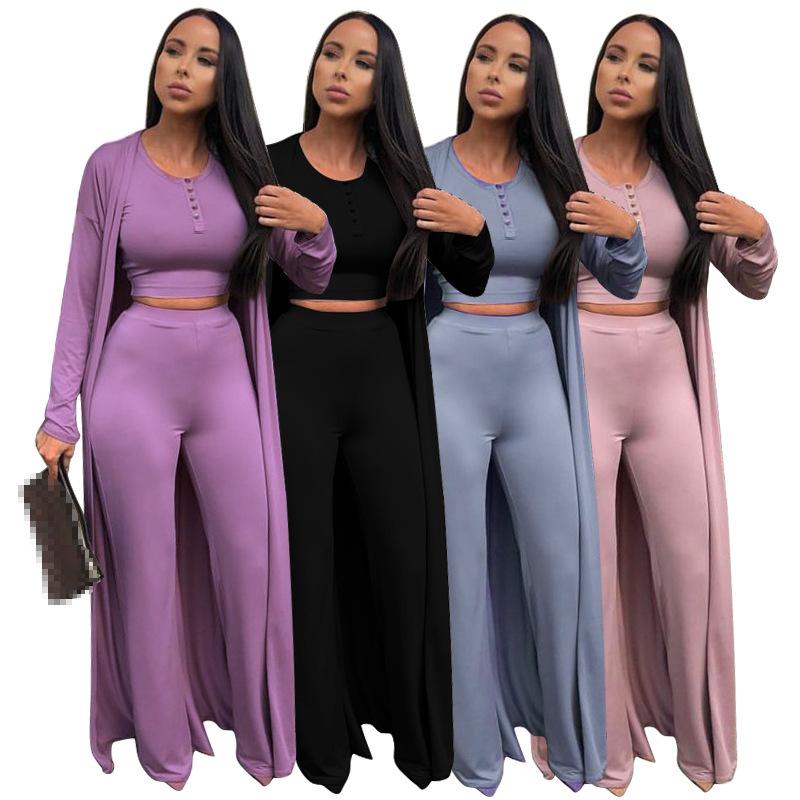 

Women' Two Piece Pants 3 Set Women Outfits Three Pieces Sets Wholesale Pant Suits Sexy 2022, 02
