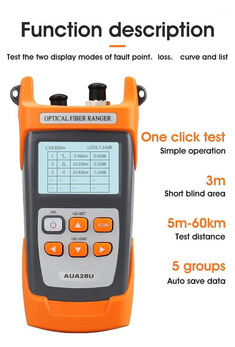

COMPTYCO AUA28U/28A Mini 60KM Fiber Optic OTDR Optical Fiber Reflectometer Built in VFL with FC SC Touch1