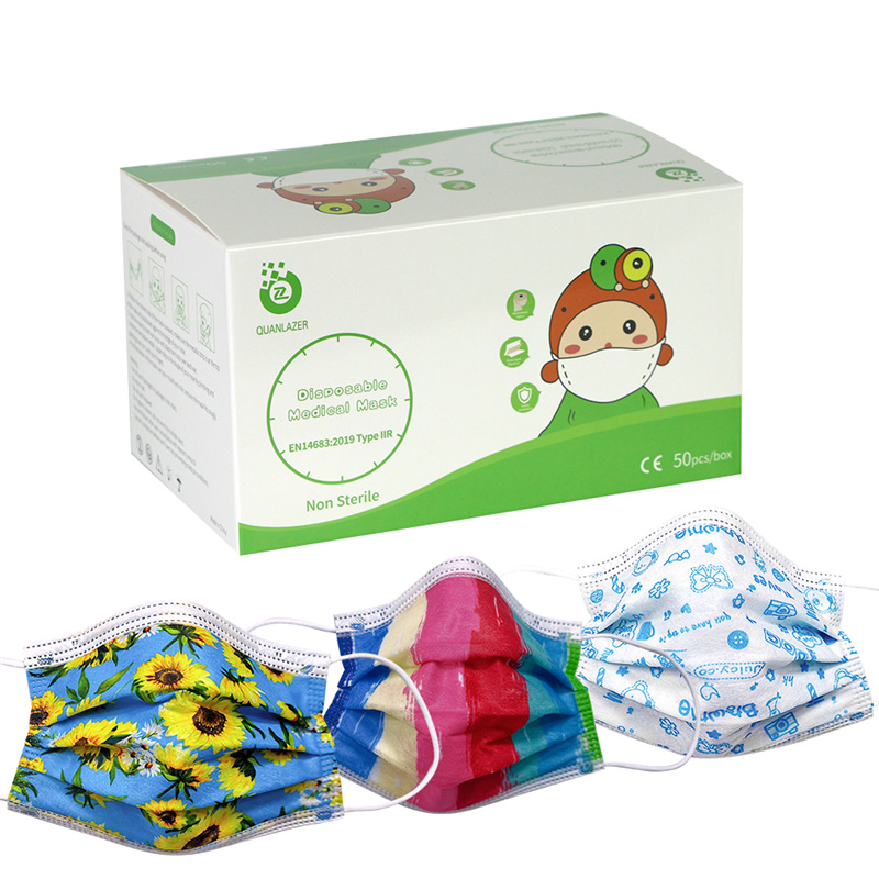 

2021 Designer Designed 99.9% Filtration Efficiency Disposable Mask Dust-proof and Flu-proof Mask Children Mask Three color
