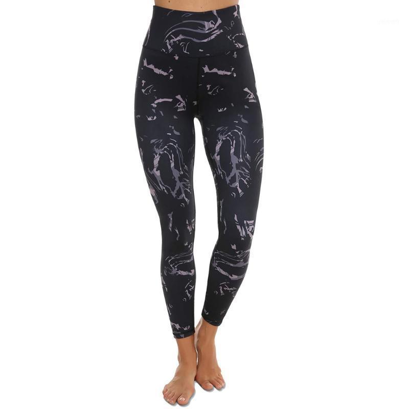

Women yoga leggings high waist print Black Workout Out Leggings Fitness Sports Running Yoga Athletic Pants pantalones#401