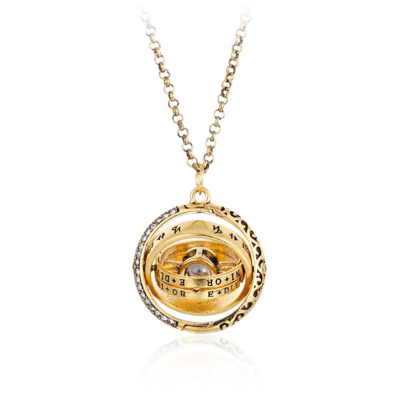 

100 Language I Love You Projection Astronomical Ball Pendant Necklace Vintage Crystal Openable Sphere Necklaces Jewelry