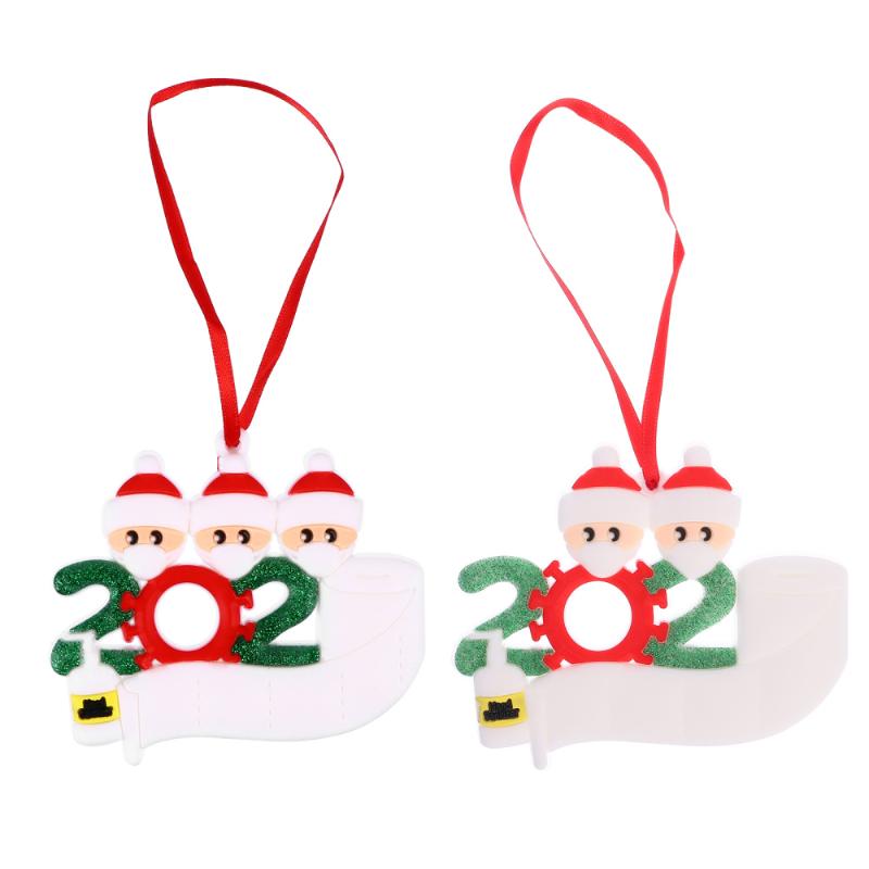 

2pcs Practical Blessing Pendants Christmas Family Co-workers