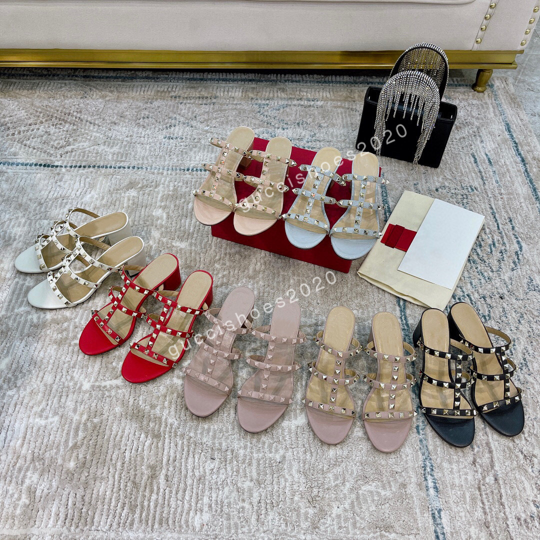 

2022 Designer Gladiator High Heels Women Shoes Nude Black Spikes T-strap Pump Patent Leather Stud Lady Shoes Summer size35-42, 02