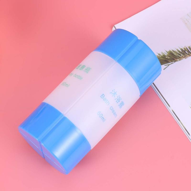 

1pc 4-in-1 Travel Bottle Set 60ml Organized Leak Proof Travel Tube Sets Dispensing Containers for Shampoo Lotion Soap (Green)1