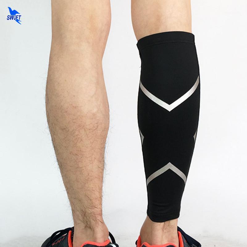 

2PCS Unisex Protective Leg Calf Sleeve Support Stretch Compression Comfortable Socks Sport Running Cycling Soccer Shin Guards1, Black