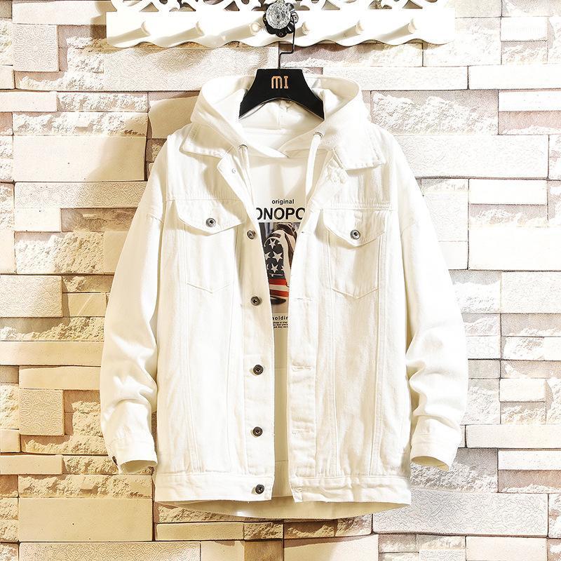 

New Fashion Men's Cowboy Jackets Casual Comfortable Jean Jacket Coat Autumn Winter Men Solid Denim Jacket Coats Plus Size1, Black