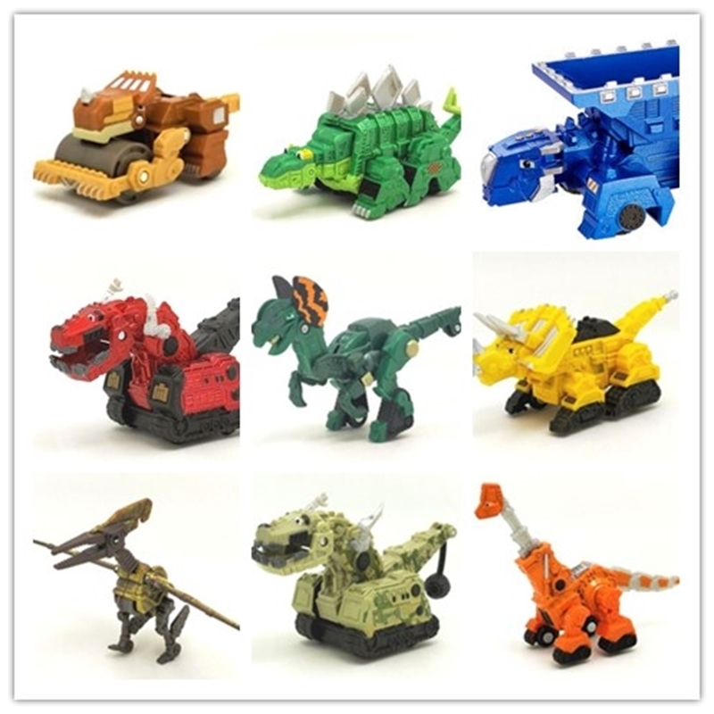 

mini Car Dinotrux alloy Truck models Removable Dinosaur Toy