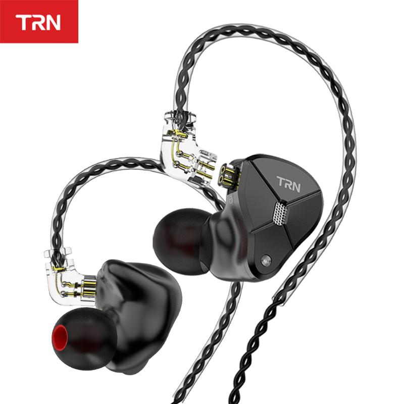 

TRN BA5 5BA Driver Unit In Ear Earphone 5 Balanced Amarture HIFI DJ Monitor Earphone Earbuds, Black