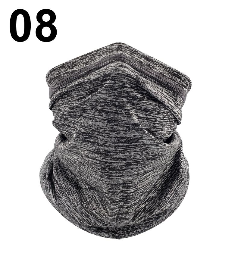 

Summer sunscreen ice silk scarf bib outdoor fishing magic mask multifunctional riding mask Camouflage sunscreen bib, Brown