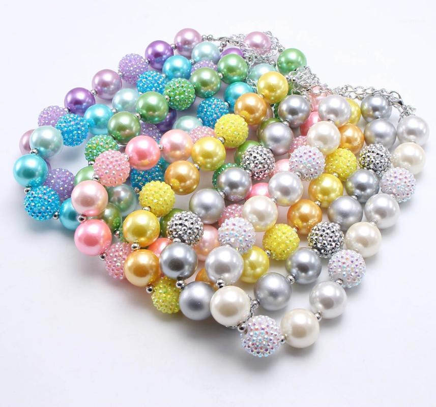 

Kid Chunky Necklace Girl bubble beads necklace boutique beauty birthday Gift1