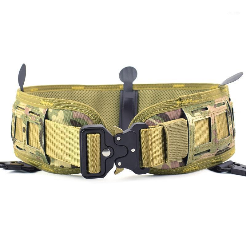

UNIONTAC Laser cutting molle system lightweight multi-functional tactical belt set1, Green