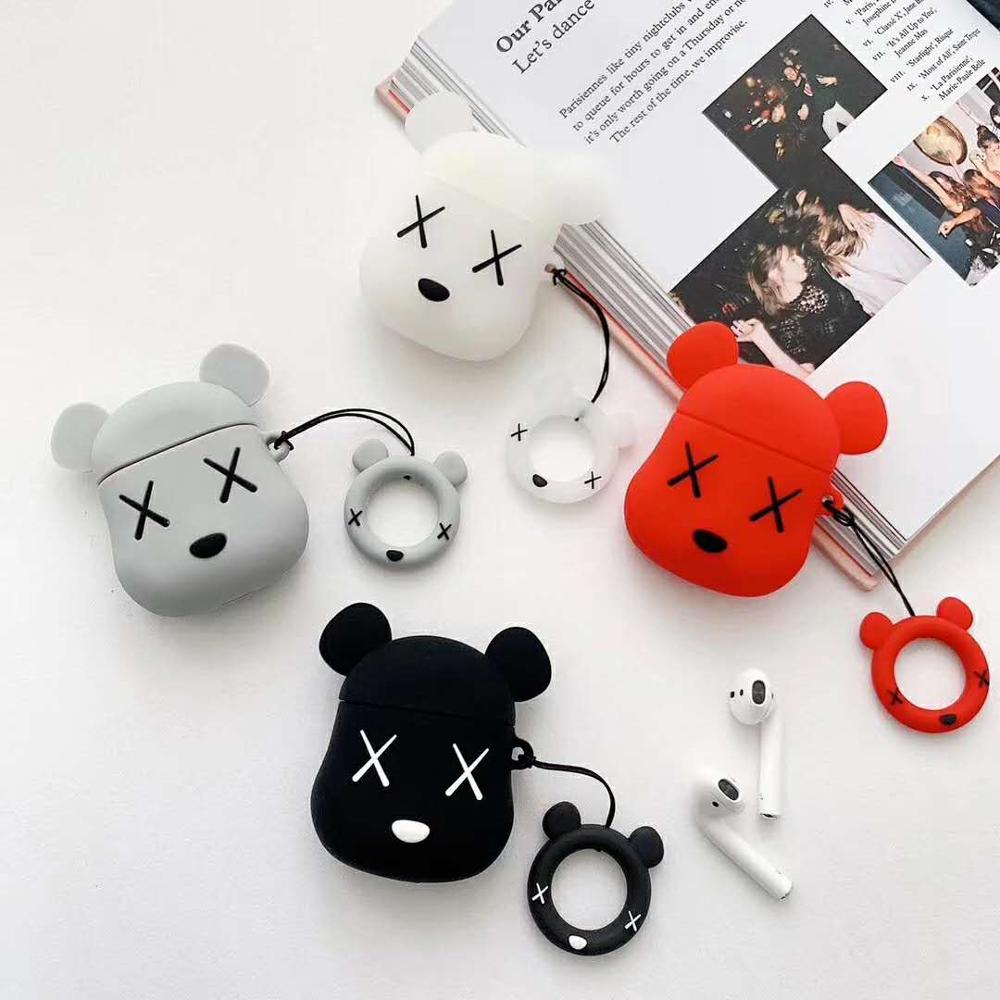 

Cute Cartoon Ear Silicone Case Cover for Airpods BT headset box
