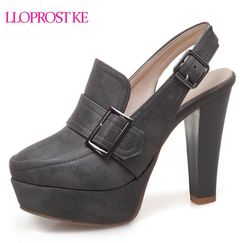 

Lloprost ke New 2021 Summer Women Sandals Gladiator Shoes for Women Thick High Heel Sandals Platform Shoes Gray Brown Black H96