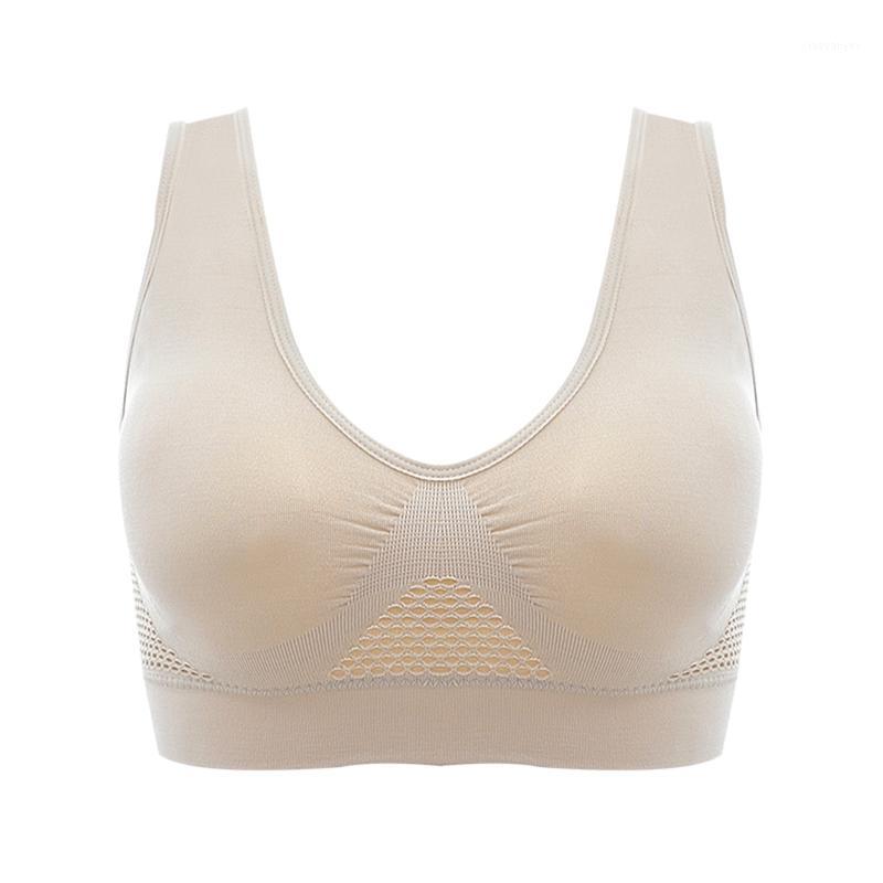 

Elastics Shockproof Sports Bra Mesh Hollow Out Breathable Bra Vest For Yoga Running Fitness1