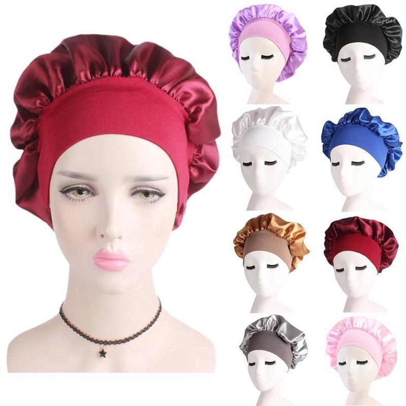 

Bonet Satin Sleeping Hat Night Sleep Cap Hair Care Bonnet Nightcap for Women Men Cap Bonnet De Nuit Silk Nuit Satin1