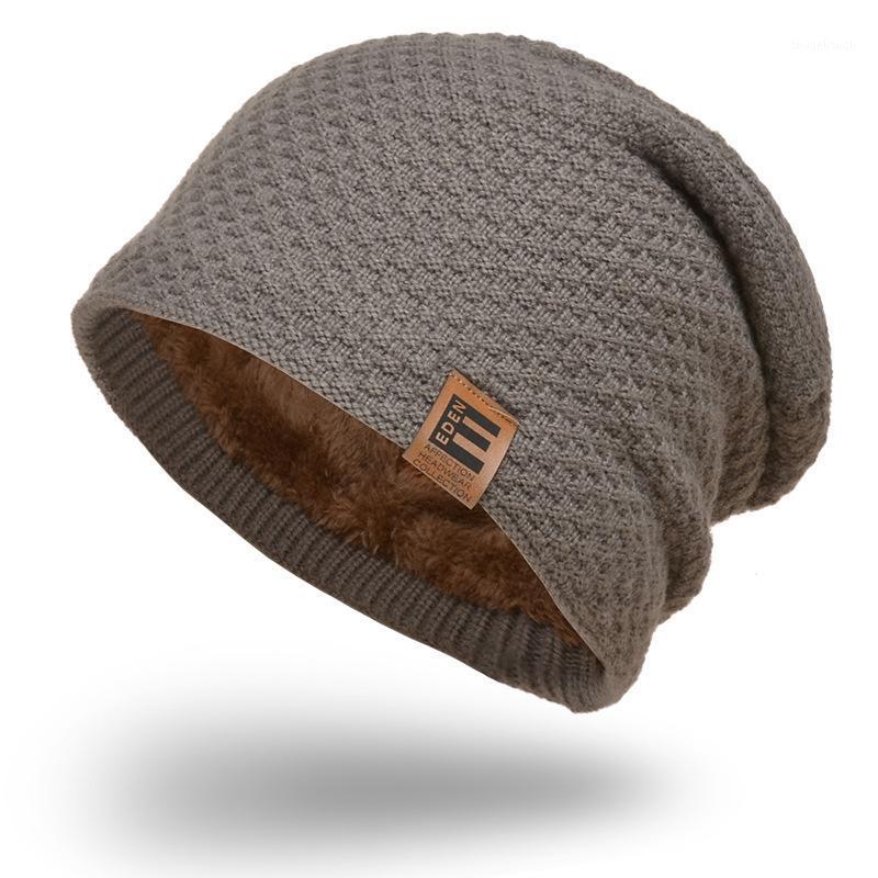 

New Unisex Winter Hats For Men & Women Warm Ski Beanie Hat Pineapple Pattern Design Men Women Fur Lined Cotton Knitted Hat Cap1