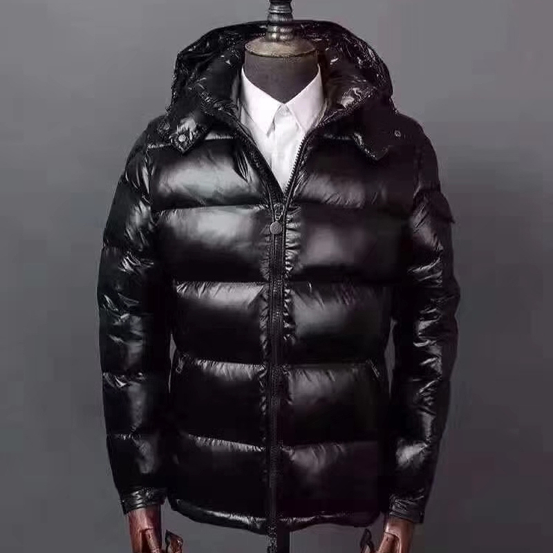 

Men winter jacket comfortable soft down jacket 90% goose casual leveda maya fashion coat size 1-6, Black 2