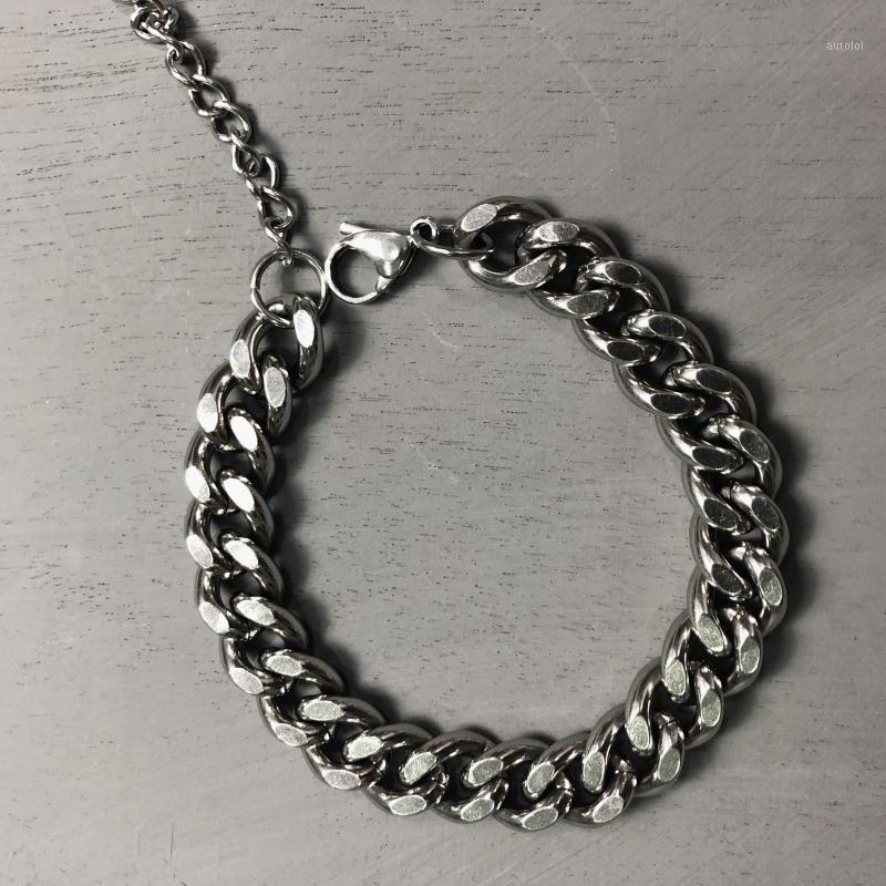 

Men's bracelet Korean stainless steel bracelets on hand punk hip hop rock link bracelets men accessories jewelry chain on hand1